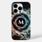 Benutzerdefiniertes Monogram iPhone Gehäuse mit Ra Case-Mate iPhone Hülle (Rückseite)