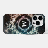 Benutzerdefiniertes Monogram iPhone Gehäuse mit Ra Hülle (Rückseite (Horizontal))