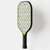 Benutzerdefiniertes Monogram-Lemon-Muster Pickleball Schläger (Links)