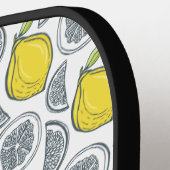 Benutzerdefiniertes Monogram-Lemon-Muster Pickleball Schläger (Linke Seite)