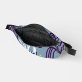Benutzerdefiniertes Monogram Willow Tree Muster Bauchtasche (Offen)