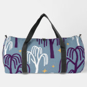 Benutzerdefiniertes Monogram Willow Tree Muster La Duffle Bag (Rückseite)
