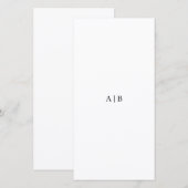 Benutzerdefiniertes Monogramm (Vorne/Hinten)
