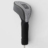 Benutzerdefiniertes Monogramm Abstraktes Muster Golf Headcover (angewinkelt)