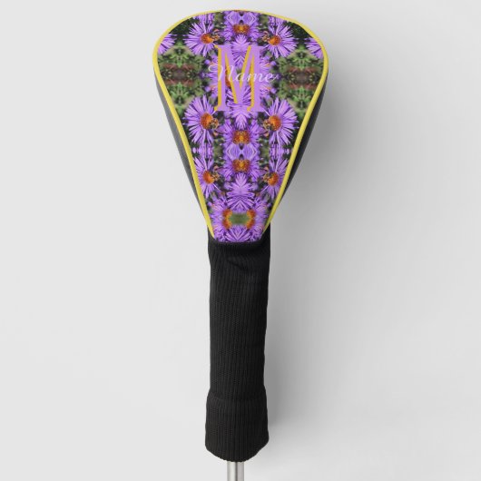 Benutzerdefiniertes Monogramm Anfangsbuchstabe Nam Golf Headcover (Vorderseite)