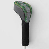 Benutzerdefiniertes Monogramm Anfangsbuchstabe Nam Golf Headcover (angewinkelt)