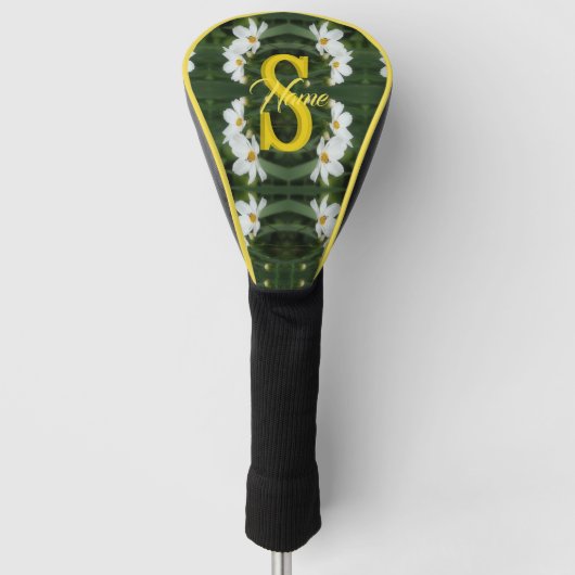 Benutzerdefiniertes Monogramm Anfangsbuchstabe Nam Golf Headcover (Vorderseite)