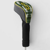 Benutzerdefiniertes Monogramm Anfangsbuchstabe Nam Golf Headcover (angewinkelt)