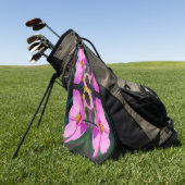 Benutzerdefiniertes Monogramm Anfangsbuchstabe Nam Golfhandtuch (Gras)