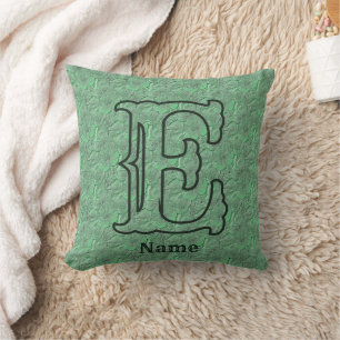 Benutzerdefiniertes Monogramm Anfangsbuchstabe Nam Kissen
