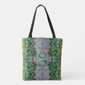Benutzerdefiniertes Monogramm Anfangsbuchstabe Nam Tasche (Rückseite)