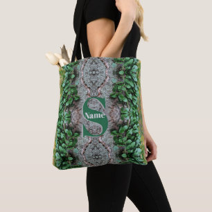Benutzerdefiniertes Monogramm Anfangsbuchstabe Nam Tasche