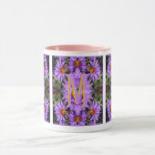 Benutzerdefiniertes Monogramm Anfangsbuchstabe Nam Tasse (Zentrum)