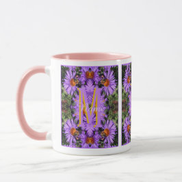 Benutzerdefiniertes Monogramm Anfangsbuchstabe Nam Tasse