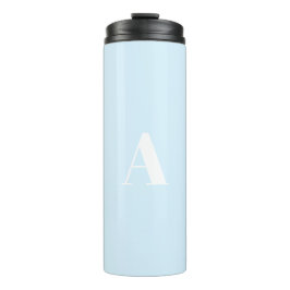 Benutzerdefiniertes Monogramm Anfangsbuchstaben bl Thermosbecher