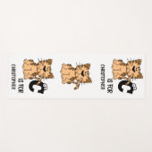 Benutzerdefiniertes Monogramm C ist für Katzen nie Yogamatte (Vorderseite (Horizontal))