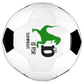 Benutzerdefiniertes Monogramm D für Dinosaurier ni Fußball (Gedreht)
