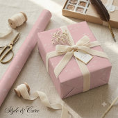 Benutzerdefiniertes Monogramm-Datums-Muster Soft B Geschenkpapier