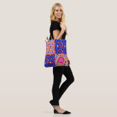 Benutzerdefiniertes Monogramm Decora Kawaii Herzen Tasche (Am Model)