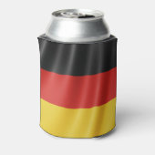 Benutzerdefiniertes Monogramm der deutschen Flagge Dosenkühler (Kanne Rückseite)