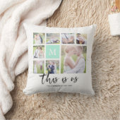 Benutzerdefiniertes Monogramm Dies ist die US-Foto Kissen (Decke)