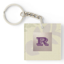 Benutzerdefiniertes Monogramm Elegantes Leaf-Muste