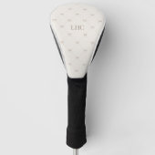 Benutzerdefiniertes Monogramm-Erbstück-Bogen Elega Golf Headcover (Vorderseite)