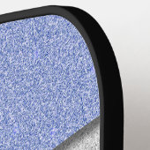Benutzerdefiniertes Monogramm Faux Glitter Bling Pickleball Schläger (Linke Seite)