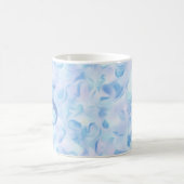 Benutzerdefiniertes Monogramm Flieder-Blütenblatt Kaffeetasse (Mittel)