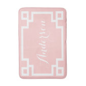 Benutzerdefiniertes Monogramm für den Farbstich mi Badematte (Vorderseite Vertikal)