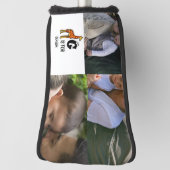 Benutzerdefiniertes Monogramm G ist für Giraffen n Golf Headcover (Rotieren 90)