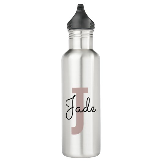 Benutzerdefiniertes Monogramm-Geschenk für Namen, Edelstahlflasche (Rechts)