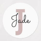 Benutzerdefiniertes Monogramm-Geschenk für Namen, Etiketten (Design 1)