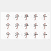 Benutzerdefiniertes Monogramm-Geschenk für Namen, Etiketten (Blatt)