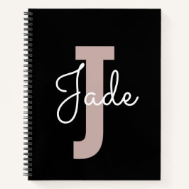 Benutzerdefiniertes Monogramm-Geschenk für Namen,  Notizblock