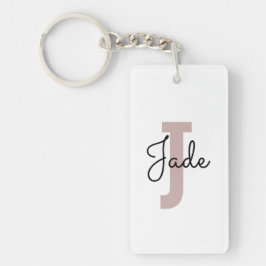 Benutzerdefiniertes Monogramm-Geschenk für Namen,  Schlüsselanhänger