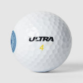 Benutzerdefiniertes Monogramm griechisches Muster Golfball (Logo)