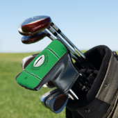 Benutzerdefiniertes Monogramm Grün Essen Schlafen Golf Headcover (In Situ)