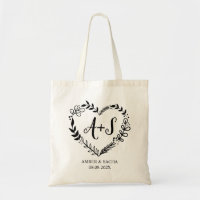 Benutzerdefiniertes Monogramm-Hochzeitslogo mit He