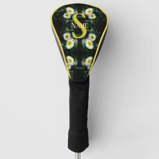 Benutzerdefiniertes Monogramm Ihr Anfangsbuchstabe Golf Headcover (Vorderseite)