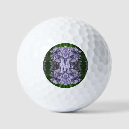 Benutzerdefiniertes Monogramm Ihr Anfangsbuchstabe Golfball (Vorderseite)