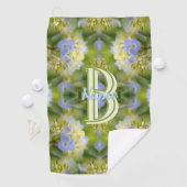 Benutzerdefiniertes Monogramm Ihr Anfangsbuchstabe Golfhandtuch (Insitu)