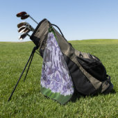 Benutzerdefiniertes Monogramm Ihr Anfangsbuchstabe Golfhandtuch (Gras)