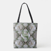 Benutzerdefiniertes Monogramm Ihr Anfangsbuchstabe Tasche (Rückseite)