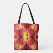 Benutzerdefiniertes Monogramm Ihr Anfangsbuchstabe Tasche (Rückseite)