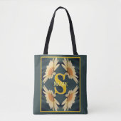 Benutzerdefiniertes Monogramm Ihr Anfangsbuchstabe Tasche (Vorderseite)