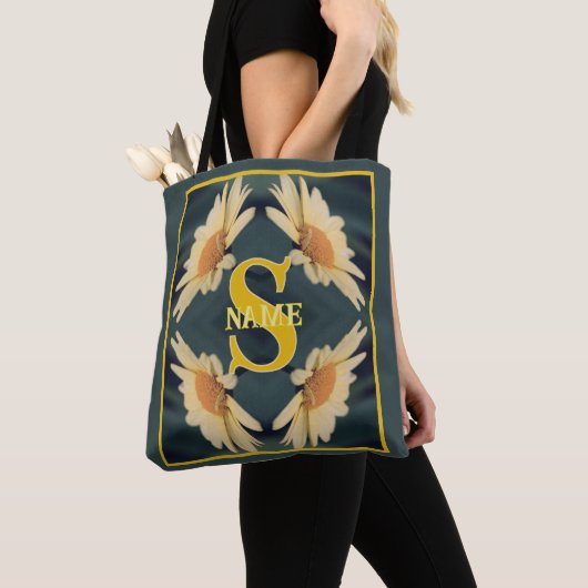Benutzerdefiniertes Monogramm Ihr Anfangsbuchstabe Tasche (Von Nahem)
