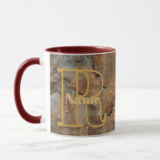 Benutzerdefiniertes Monogramm Ihr Anfangsbuchstabe Tasse