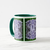 Benutzerdefiniertes Monogramm Ihr Anfangsbuchstabe Tasse (Vorderseite Links)