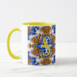 Benutzerdefiniertes Monogramm Ihr Anfangsbuchstabe Tasse